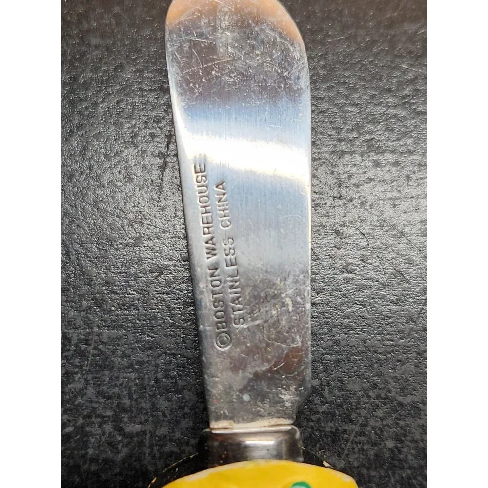 Boston Warehouse Boot-Themed Stainless Steel Cheese Spreaders Set -‎ 4 Pieces